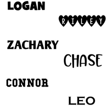 Load image into Gallery viewer, Iron-on Name Decals
